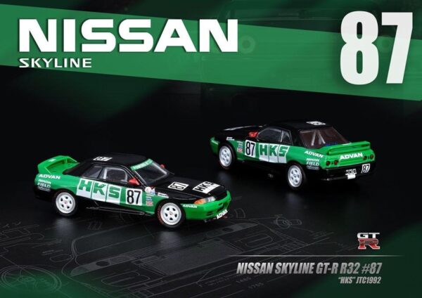 NISSAN SKYLINE GT-R R32 #87 "HKS" JTC 1992 16 - Imagen 5