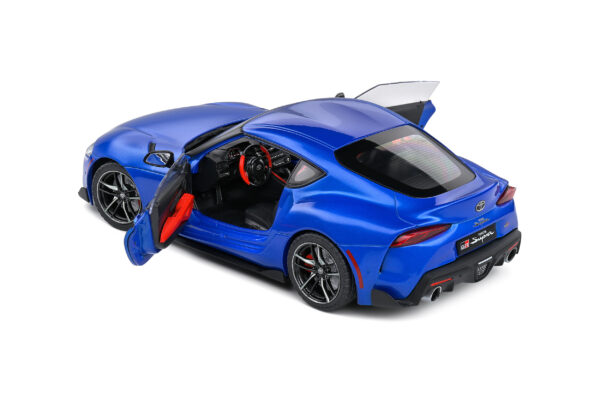 TOYOTA GR SUPRA HORIZON BLUE METALLIC 2021 esc 1:18 - Imagen 3