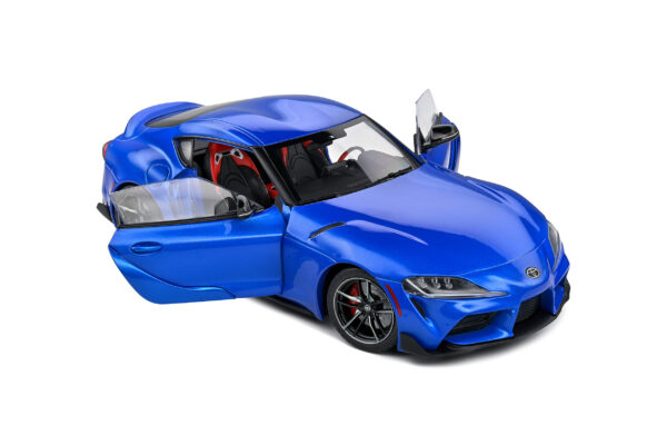 TOYOTA GR SUPRA HORIZON BLUE METALLIC 2021 esc 1:18 - Imagen 2