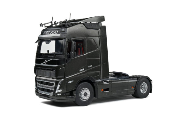 CAMION VOLVO FH GLOBETROTTER XL 2021 BLACK ESCALA 1:24