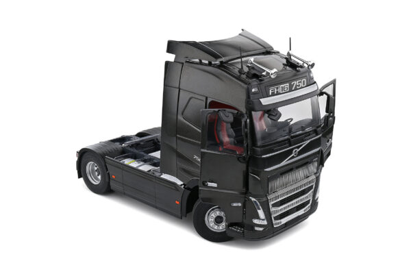 CAMION VOLVO FH GLOBETROTTER XL 2021 BLACK ESCALA 1:24 - Imagen 2