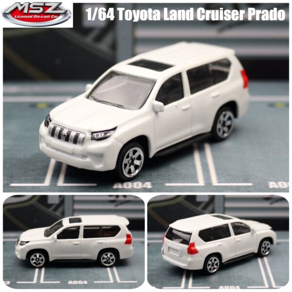 Toyota Land Cruiser Prado blanco 1:64